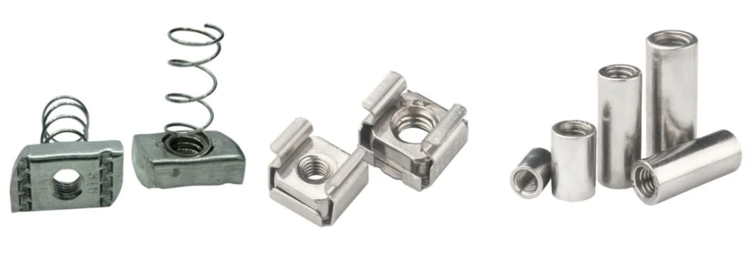 Stainless Steel SS304 SS316 A2 A4 DIN934 DIN985 DIN6923 DIN1587 Hex Nut/Hex Flange Nut /Nylon Lock Nut /Cap Nut/ Wing Nut/Coupling Nut/Cage Nut/Spring Nut