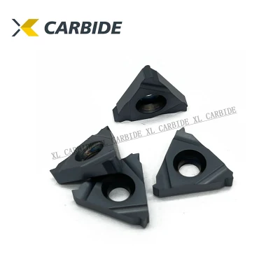 O carboneto externo do CNC do carboneto de Zhuzhou XL insere rosqueado 16er para fazer à máquina de aço inoxidável